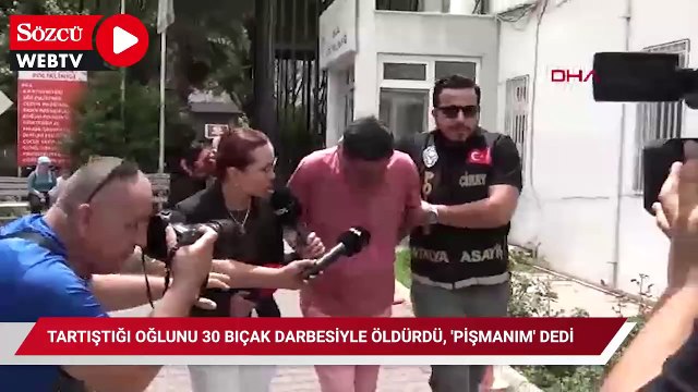 Tartıştığı oğlunu 30 bıçak darbesiyle öldürdü, 'pişmanım' dedi