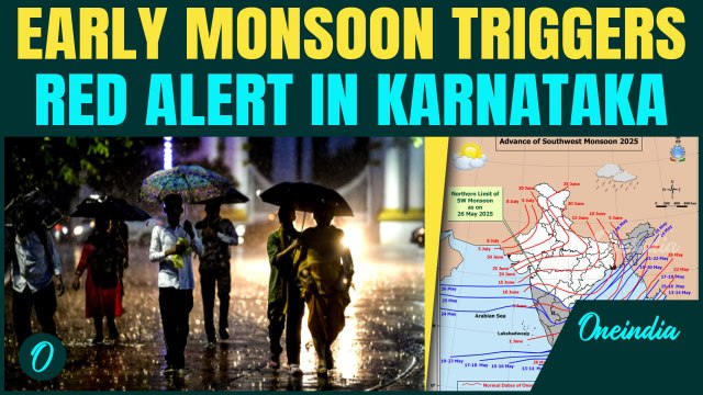 Bengaluru Braces For Week-Long Downpour As Early Monsoon Triggers Red Alert | Flooding In Karnataka