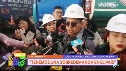 LA PAZ: DESPACHAN CARBURANTES DE LA PLANTA DE SENKATA