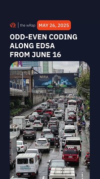 MMDA to implement odd-even coding scheme along EDSA starting June 16