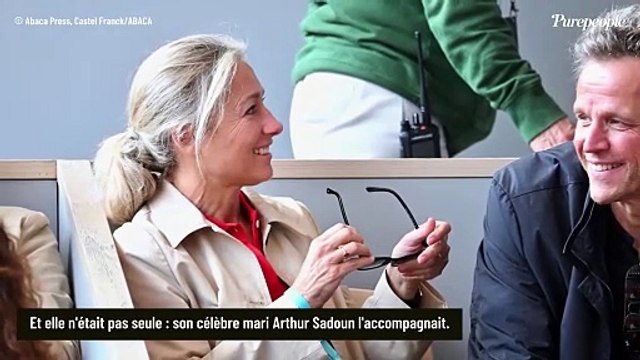 Annoncée évincée du 20 heures de France 2, Anne-Sophie Lapix apparaît au bras de son mari le roi Arthur tout sourire