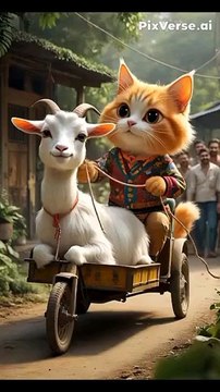 Mera Bakra 🐐 Teri Gaaye🐂 Cat Eid Special🥰 #eidmubarak #cat #bakraeid #eid #trendingshorts #catvideo
