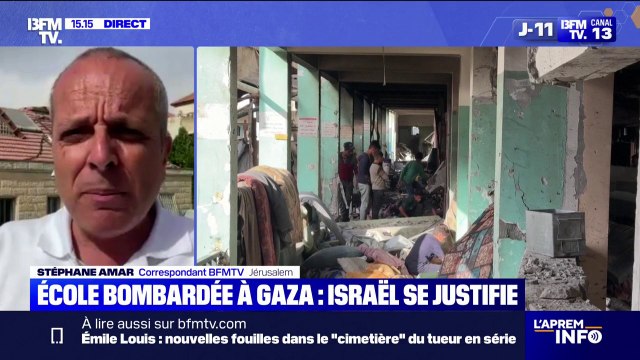École bombardée à Gaza: Israël dit viser des terroristes de premier plan