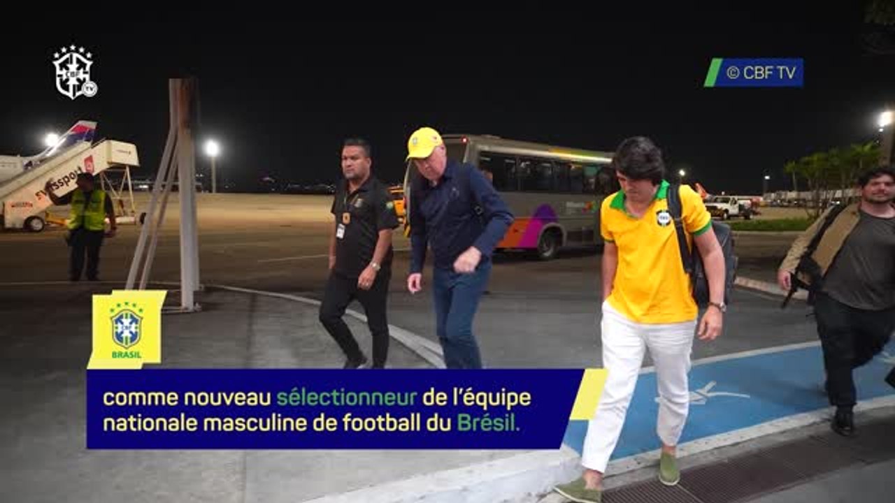 Brésil - Carlo Ancelotti est arrivé à Rio