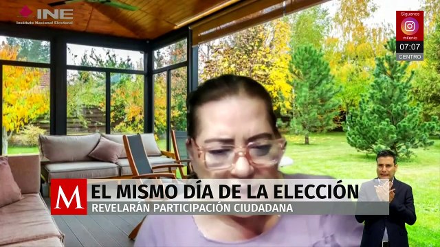 INE revelará participación ciudadana el mismo día de las elecciones judiciales
