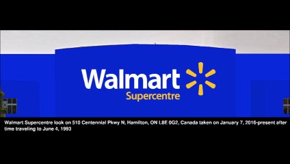 how Walmart Supercentre will look like on 510 Centennial Pkwy N, Hamilton, ON L8E 0G2, Canada when time travel gets invented