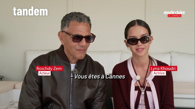 À Cannes, l'interview en tandem de Roschdy Zem et Lyna Khoudri (13 jours, 13 nuits)