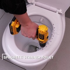 Toilet seat pasta strainer🍝