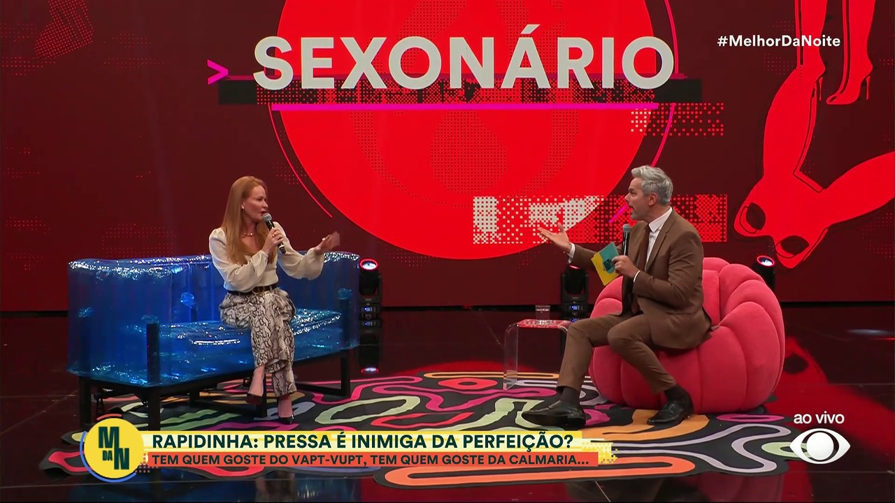 Cátia Damasceno: “Não dá pra viver só de rapidinha” | Melhor da Noite