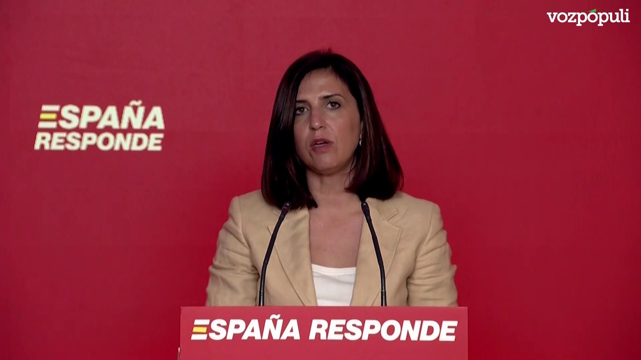 Esther Peña (PSOE): los casos de corrupción son una "cacería" de la derecha, los jueces y la Prensa