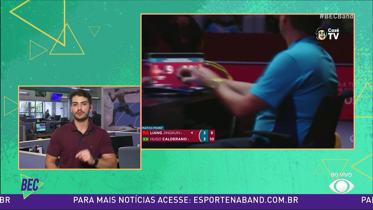 Hugo Calderano vence chinês e disputa final inédita do Mundial de tênis de mesa