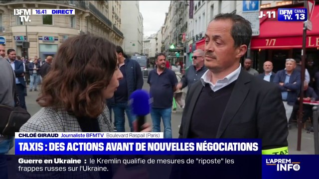 Si demain, on n'a pas une avancée, le mouvement risque de se durcir : les taxis menacent de nouvelles mobilisations si les négociations n'aboutissent pas