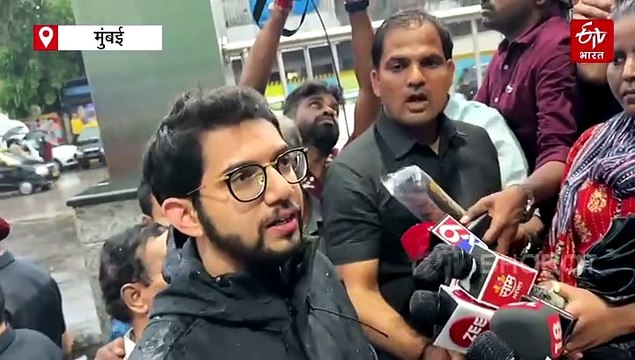 मेट्रो ३ ची 'एक्वा लाईन' नावाला जागली, पहिल्याच पावसात वरळी मेट्रो स्टेशन जलमय, सत्ताधारी-विरोधक आमनेसामने