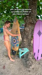 Le loueur de planche qui prend son métier trop au sérieux 🤣🏄🏽‍♂️