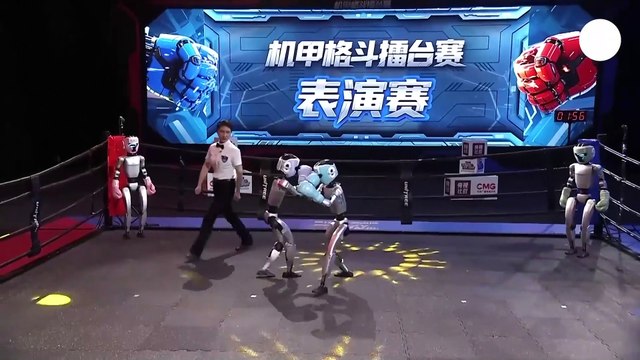 China launches first humanoid robot tournament with human control