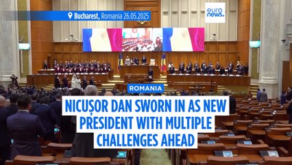 Nicușor Dan sworn in as Romania's president easing country's political crisis