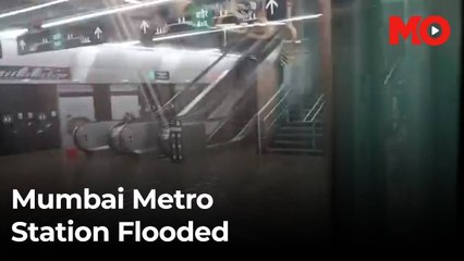 Mumbai’s Acharya Atre Chowk Metro Station flooded after record rainfall