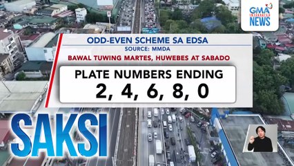 Odd-even scheme, magkaka-dry run muna sa June 16 bago tuluyang ipatupad sa gitna ng EDSA Rehabilitation | Saksi