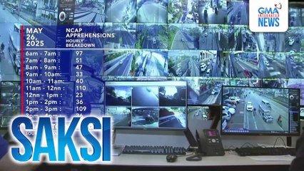 Mahigit 500 traffic violators, nahuli sa pagbabalik ng NCAP ngayong araw | Saksi