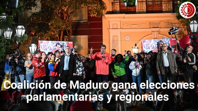 Coalición de Maduro gana elecciones legislativas y regionales