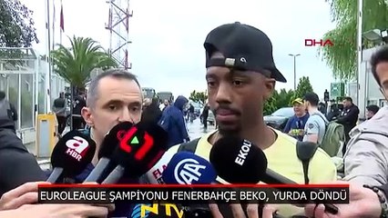 Euroleague şampiyonu Fenerbahçe Beko, yurda döndü