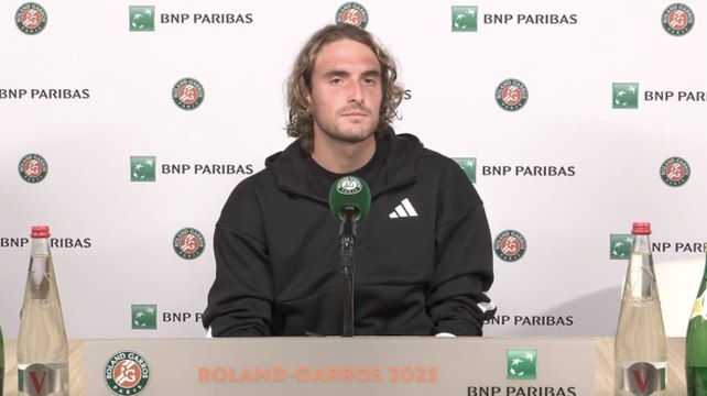 Roland-Garros 2025 - Stefanos Tsitsipas : C'est toujours un apprentissage quand je reviens sur terre battue...