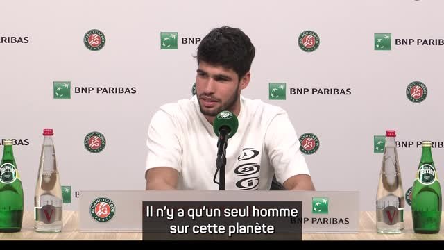 Roland-Garros - Alcaraz ne s'imagine pas remporter 14 fois le tournoi comme Nadal