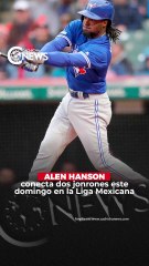 Alen Hanson conecta dos jonrones este domingo en la Liga Mexicana