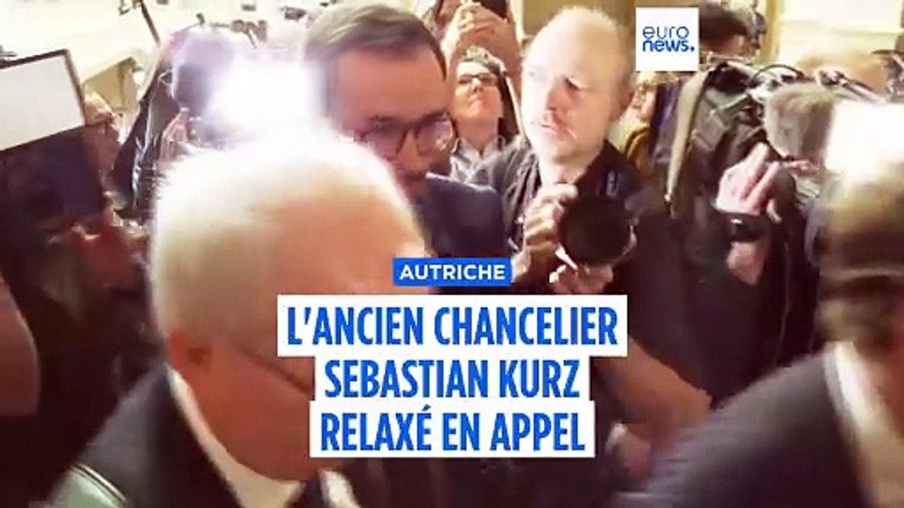 Autriche : l'ancien chancelier Sebastian Kurz relaxé en appel