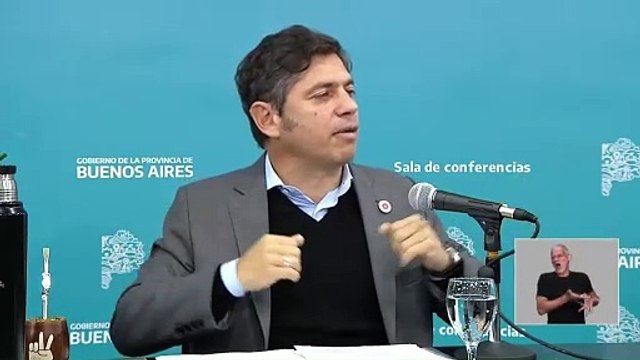 Axel Kicillof: No voy a dejar pasar que digan que la provincia es un baño de sangre