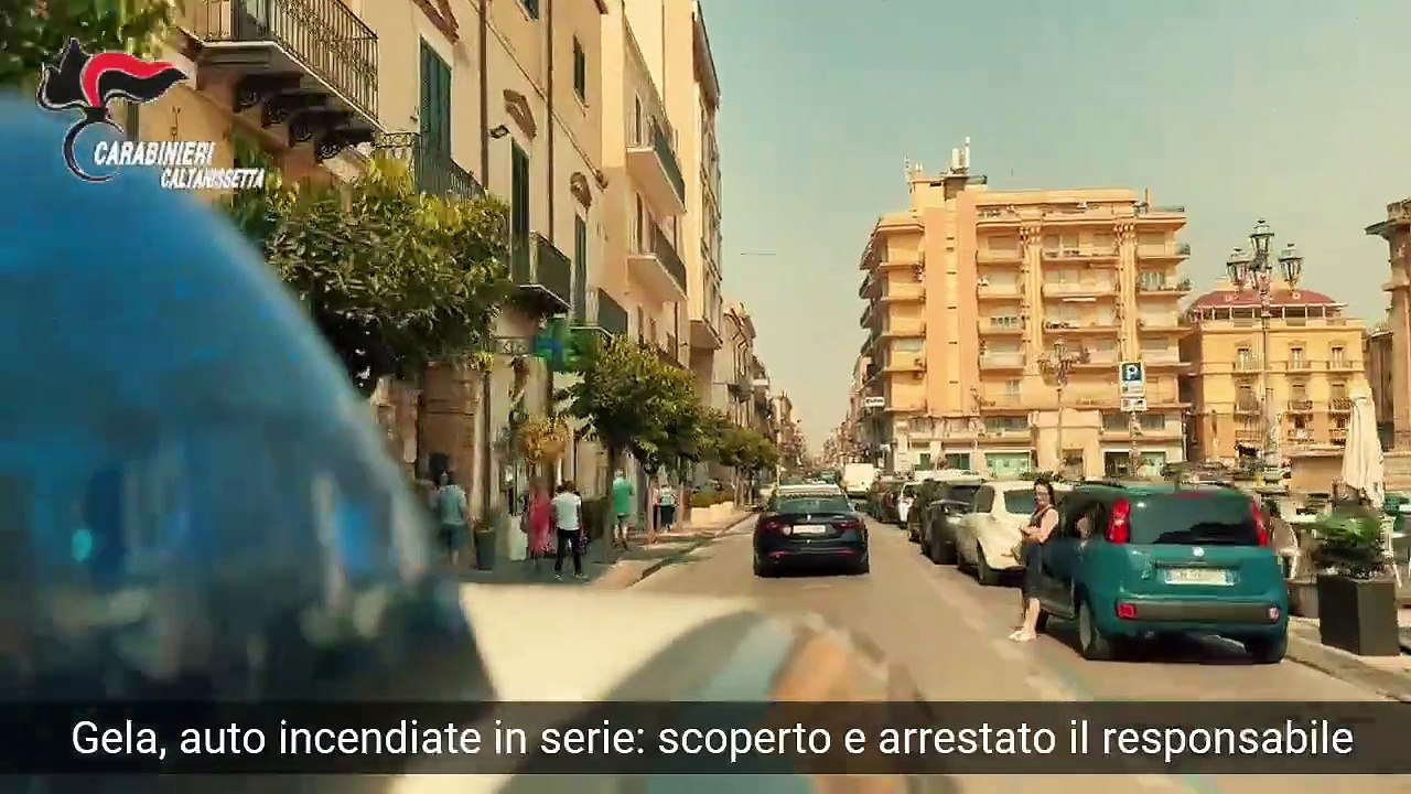 CALTANISSETTA. SETTE AUTO INCENDIATE A GELA IN 4 MESI, ARRESTATO 38ENNE (26.05.25)