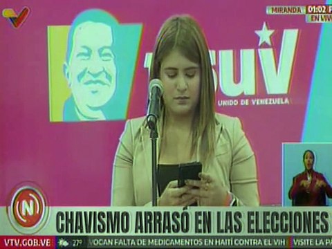 Sec. Gral. del PSUV Diosdado Cabello: Ganó el chavismo y aquí reinó la paz y la tranquilidad