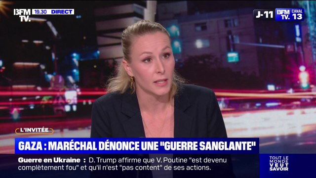 Gaza: Il y a un détournement de l'aide humanitaire par l'organisation du Hamas , affirme Marion Maréchal