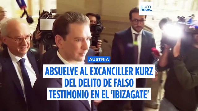 Absuelven a Sebastian Kurz, excanciller de Austria, del delito de falso testimonio