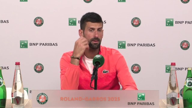 Roland-Garros 2025 - Novak Djokovic : Avant mon 100e titre, je pensais déjà au 25e Grand Chelem donc...