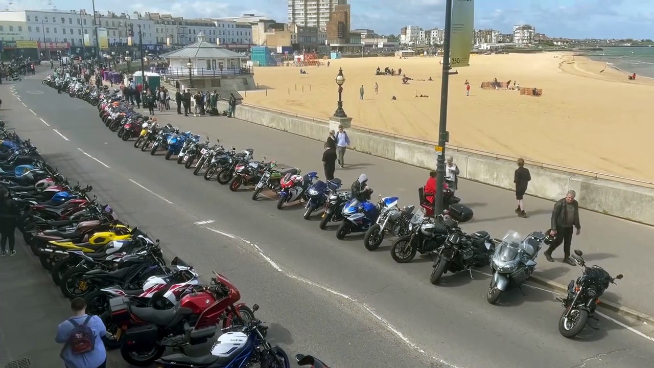 Thousands of riders flock to Margate as town ‘overflows’ with bikes