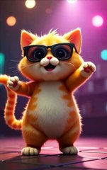 dancing Cat 😺 Dance with joy 😹😊 #ai #cute #funny #short