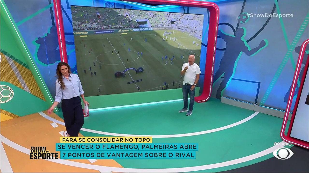 Elia Jr diz que Palmeiras é "muito favorito" contra o Flamengo e que Filipe Luís sentirá a pressão