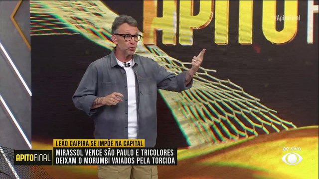 Craque Neto diz que São Paulo levou chocolate do Mirassol: Técnico e tático