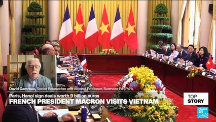 Macron in Hanoi as 'reliable' EU partner in contrast to Trump who is 'stuck in the 19th century'