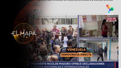 Escala 26-05-25: Presidente Maduro: Logramos hacer la elección sin incidentes derrotando a la violencia terrorista