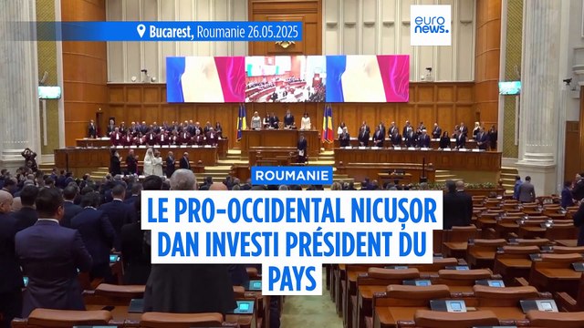 Roumanie : le pro-occidental Nicușor Dan investi président