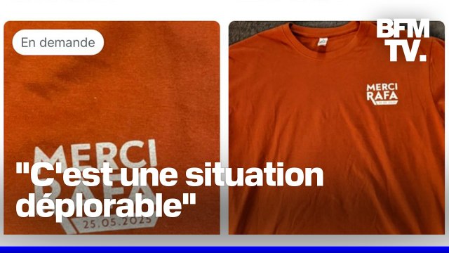 189 euros, 210 euros, 500 euros: des tee-shirts Merci Rafa sont revendus à des prix exorbitants