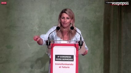 Díaz dice que si el PP rechaza reducir la jornada tendrá "un grave conflicto" con trabajadores