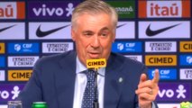 La primera lista 'a fuego lento' de Ancelotti en Brasil: ¡tres minutos para 25 jugadores! 