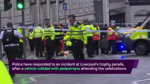 Police attend incident at Liverpool trophy parade