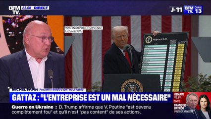 Droits de douane: "Le meilleur atout pour l'Europe, c'est que la politique que défend Donald Trump est mauvaise pour les États-Unis", affirme Michel Sapin, ancien ministre de l'Économie