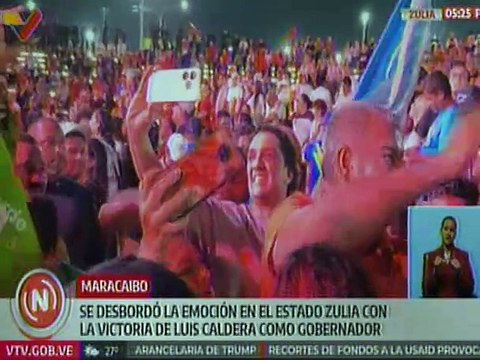 Zulianos celebraron la victoria de Luis Caldera como gobernador