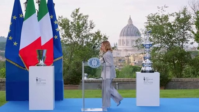Meloni - Il mio intervento alla presentazione dei trofei della Louis Vuitton Cup e dell'America's Cup (26.05.25)