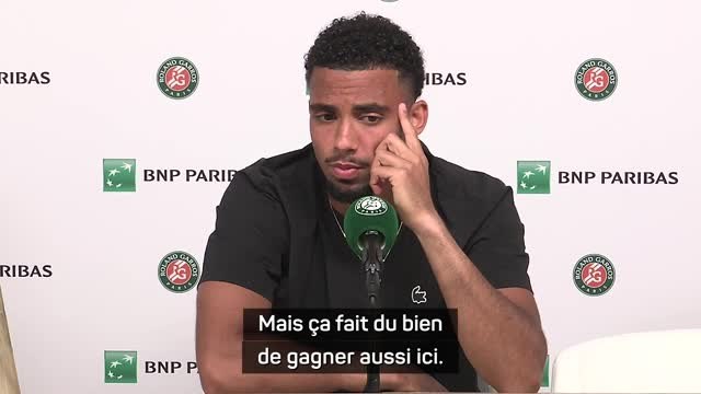 Roland-Garros - Fils après avoir mis fin à sa malédiction : Ça fait du bien de gagner ici